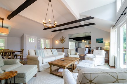 New Seabury, Popponesset Island Cape Cod vacation rental - Expansive open concept living room seating for 8