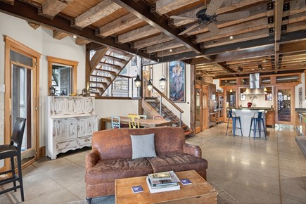 Provincetown Cape Cod vacation rental - Living room and Dining area