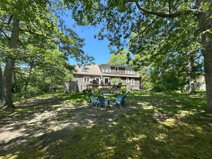 Brewster Cape Cod vacation rental - Shady backyard