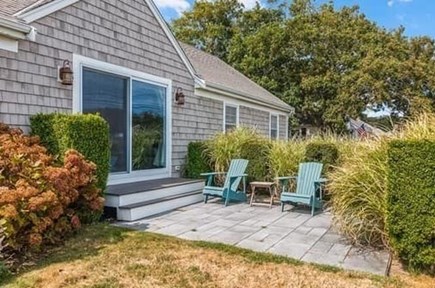 Falmouth, Historic Lower Acapesket area  Cape Cod vacation rental - Front patio - soak in the sea breeze while sipping on beverages!