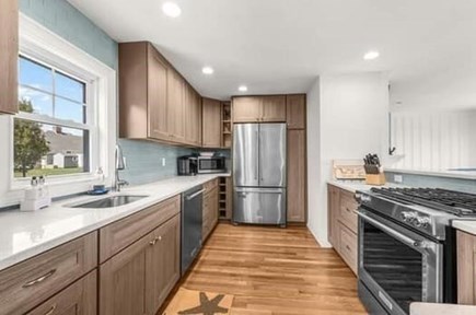 Falmouth, Historic Lower Acapesket area  Cape Cod vacation rental - Kitchen with many modern amenities