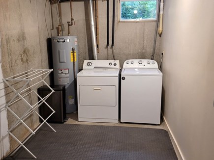 West Brewster Cape Cod vacation rental - Full-sized washer and dryer in the basement