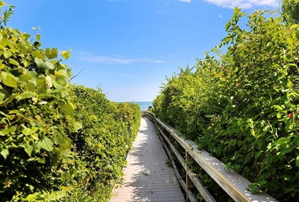 Sandwich Downs Cape Cod vacation rental - Walkway to private beach