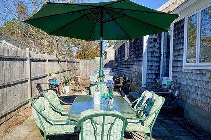 Dennis Port Cape Cod vacation rental - Patio with outside shower