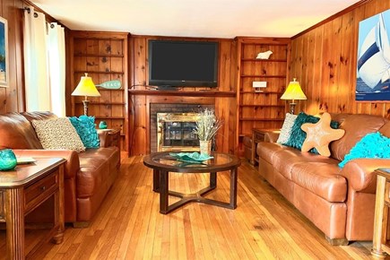 Dennis Port Cape Cod vacation rental - Living Room 2- Pullout Couch