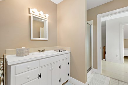 Orleans, Blue Heron Hideaway Cape Cod vacation rental - Upstairs bathroom with walk-in shower