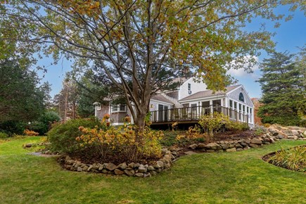 Orleans, Blue Heron Hideaway Cape Cod vacation rental - Great backyard with plenty of space for family to enjoy the sun