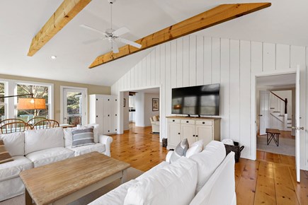 Orleans, Blue Heron Hideaway Cape Cod vacation rental - Living area flowing into dining for relaxed gatherings