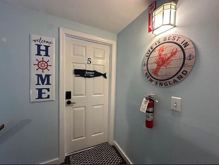 Dennisport Cape Cod vacation rental - Entrance to the condo.  We are located on the second floor