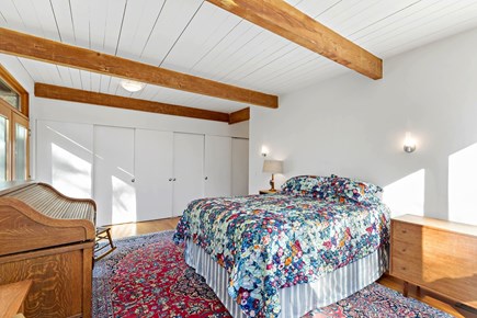 Wellfleet, Griffins Island Hideaway Cape Cod vacation rental - Guest bedroom with ample closet storage and bright natural light