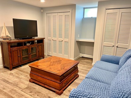 Chatham Cape Cod vacation rental - Finished Basement TV Area