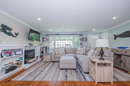 West Dennis Cape Cod vacation rental - Living Room