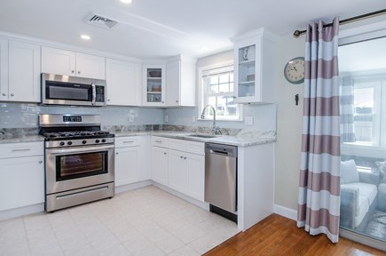 West Dennis Cape Cod vacation rental - Kitchen to Porch