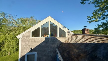 Truro, South Pamet Cape Cod vacation rental - View from bedroom 6 westerly