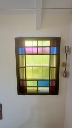 Truro, South Pamet Cape Cod vacation rental - Historic church window