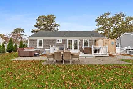 Dennis Port Cape Cod vacation rental - Backyard, fully fenced in
