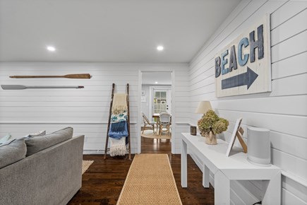 Dennis Port Cape Cod vacation rental - Living room looking into dining room