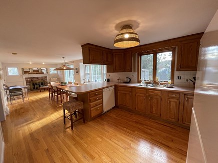 Yarmouth Port Cape Cod vacation rental - Kitchen/Family Room (Bright, Airy Eat in Kitchen, Seats 8+