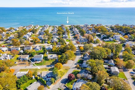 Popponesset Cape Cod vacation rental - Aerial Bluff Ave. Beach