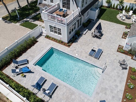 Popponesset Cape Cod vacation rental - View of the Entire Fenced In Backyard