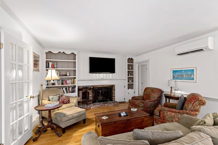 Centerville, Firefly Landing Cape Cod vacation rental - Open living/dining with mini-split AC and French doors.