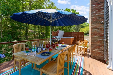 Eastham Cape Cod vacation rental - Hot tub on the deck