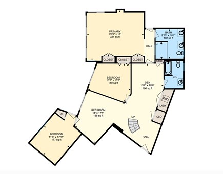 Eastham Cape Cod vacation rental - Main house lower level