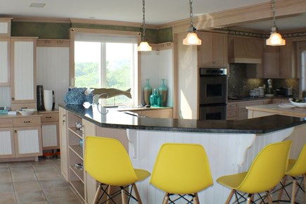 East Sandwich Cape Cod vacation rental - Kitchen on the main living floor with views all around.