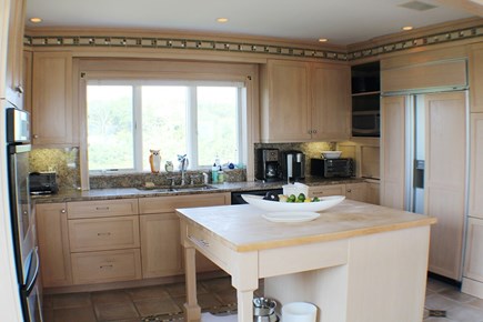East Sandwich Cape Cod vacation rental - Center butcher block for added prep space.