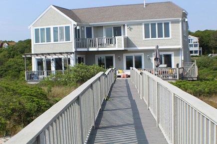 East Sandwich Cape Cod vacation rental - Looking back toward the deck from boardwalk