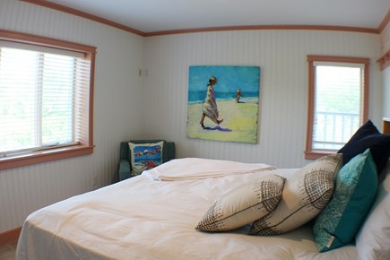 East Sandwich Cape Cod vacation rental - King bed in lower level second bedroom