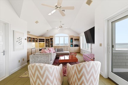 East Sandwich Cape Cod vacation rental - Third Level Living Room with a view