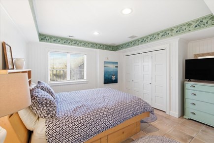 East Sandwich Cape Cod vacation rental - Lower level Guest bedroom #4 with a King Bed