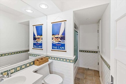 East Sandwich Cape Cod vacation rental - Full bathroom for guest bedroom 3 & 4