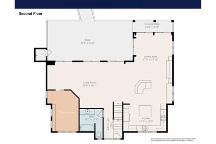 East Sandwich Cape Cod vacation rental - Main Level Floor Plans