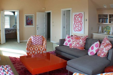 East Sandwich Cape Cod vacation rental - Living area of the 3rd floor master suite