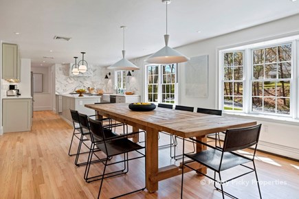 Barnstable Cape Cod vacation rental - Open concept dining room and kitchen