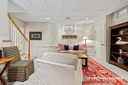 Chatham Cape Cod vacation rental - Lower level spacious living area.