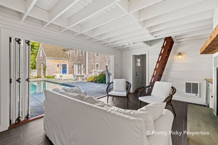 West Barnstable Cape Cod vacation rental - Pool house has another Living space