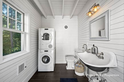 West Barnstable Cape Cod vacation rental - Another bathroom and Laundry in the bathhouse