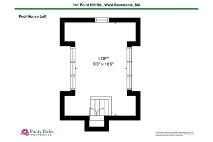 West Barnstable Cape Cod vacation rental - Loft in the pool house