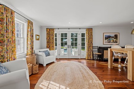 West Barnstable Cape Cod vacation rental - Sitting area off the dining area