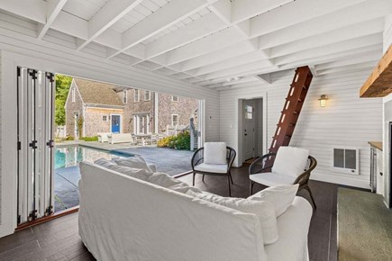 West Barnstable Cape Cod vacation rental - Pool house has another Living space