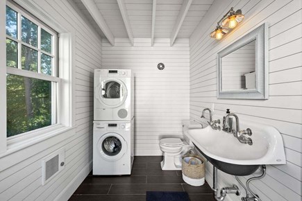 West Barnstable Cape Cod vacation rental - Another bathroom and Laundry in the bathhouse