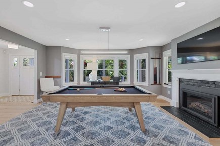 Orleans Cape Cod vacation rental - Pool table off the kitchen