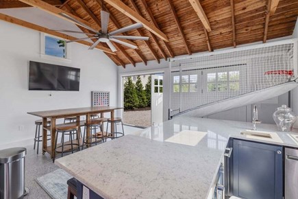 Orleans Cape Cod vacation rental - Bar area with Pop-a-Shot