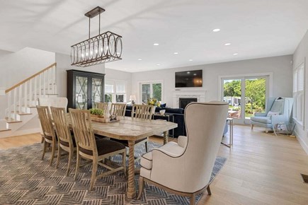Orleans Cape Cod vacation rental - Looking from the kitchen towards the dining area and living room