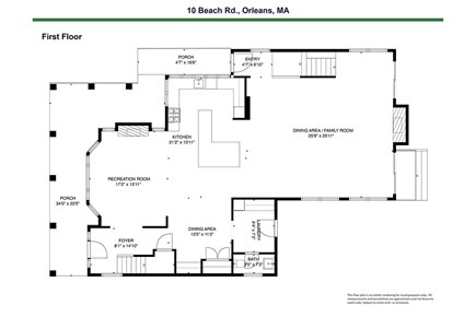 Orleans Cape Cod vacation rental - Main House Main Level