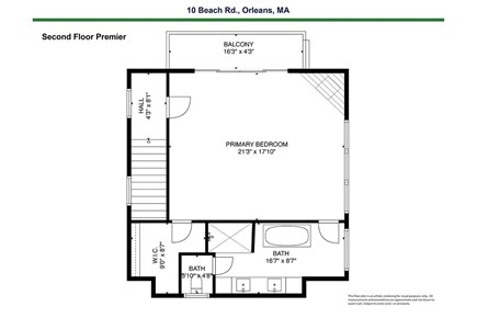 Orleans Cape Cod vacation rental - Main House - Primary Bedroom Second Level