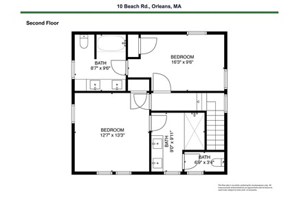 Orleans Cape Cod vacation rental - Main House - Bedrooms Second Level